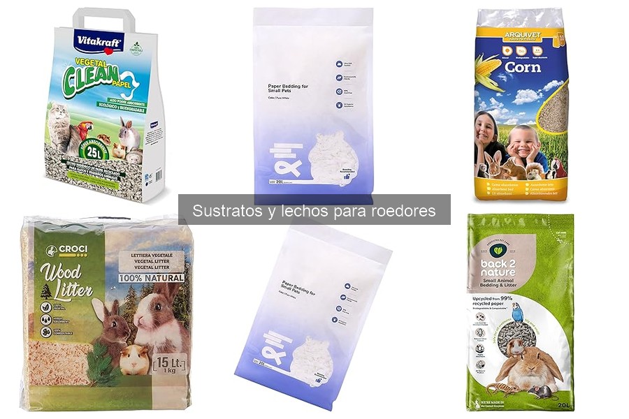 Tipos de sustratos y lechos para roedores: guía completa