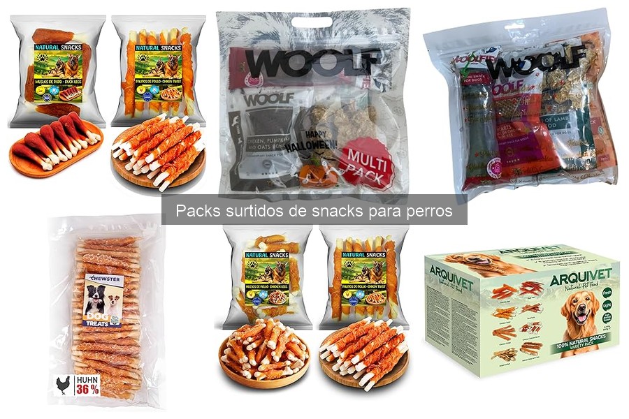 Ventajas de los Packs Surtidos de Snacks para Perros