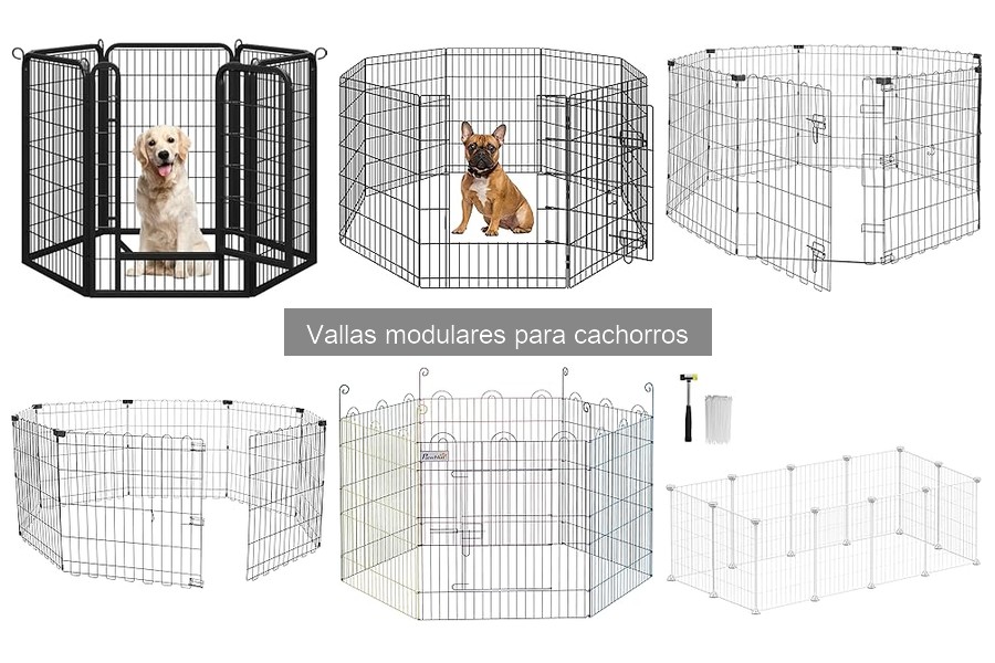 Ventajas y desventajas de las vallas modulares para cachorros
